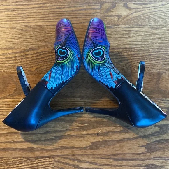 t.u.k. for ModCloth Peacock Mary Jane Stilettos - Picture 3 of 11
